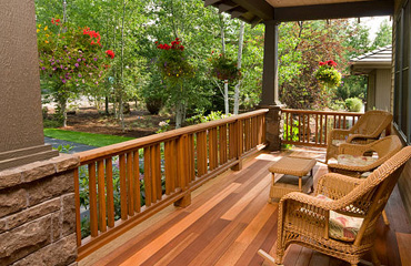 Cedar Decking in Glendale