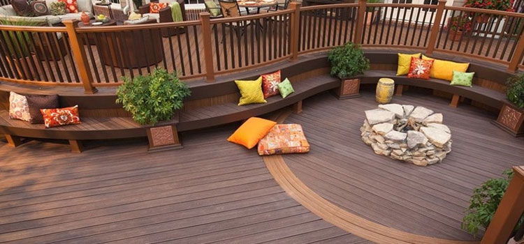 Gray TREX Decking in Glendale, CA