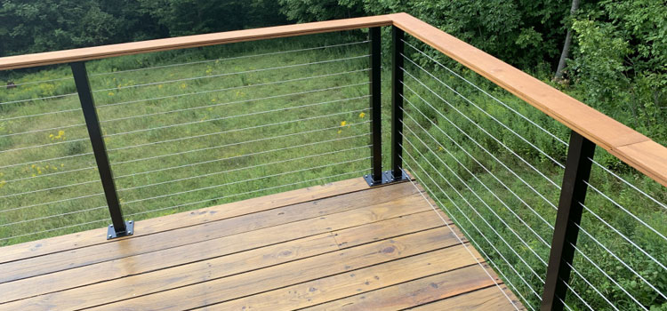 Installing Deck Cable Railing in Glendale, CA