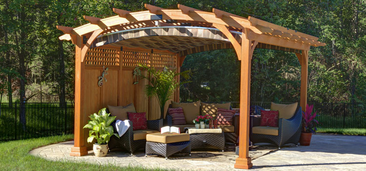 Modern Wood Pergola Installation in Glendale, CA